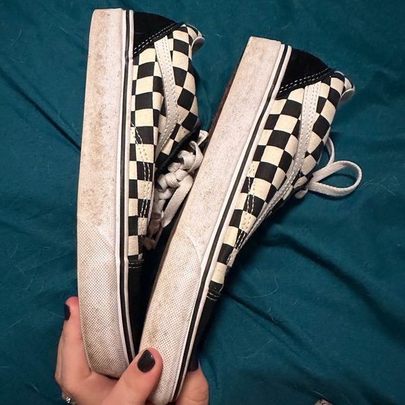 Vans Old Skool Checkered Shoe - Picture 4 of 7